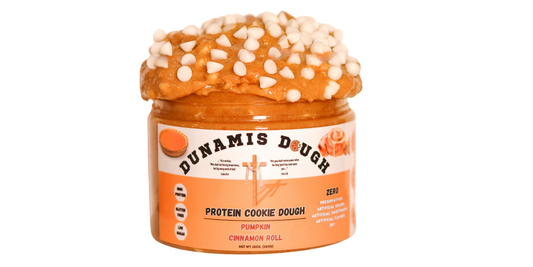 *NEW* Pumpkin Cinnamon Roll Protein Cookie Dough